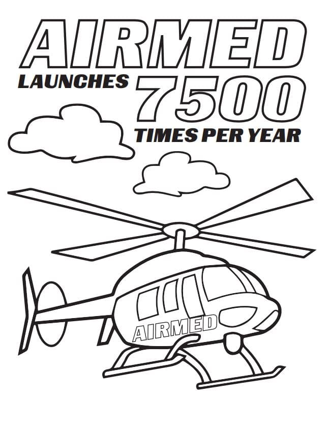 Air Med Coloring Sheets