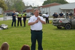 Acadian helps teach students consequences of distracted driving