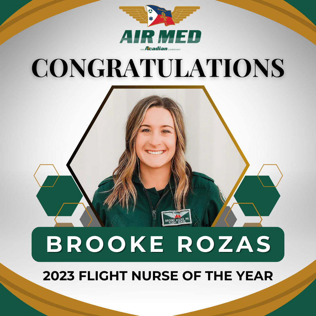 Brooke Rozas Flight Nurse of the year