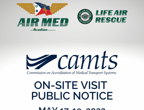 PUBLIC NOTICE: Commission on Accreditation of Medical Transport Systems on-site visit